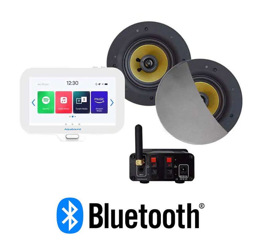 Radio łazienkowe N-Joy / Wzmacniacz 30 Watt (MP3, RADIO INTERNETOWE, BLUETOOTH, IPX7) (EMN30)